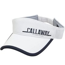 캘러웨이 C23191214 여성 썬바이저 폴리에스터 Knit Adjustable Size 모자 골프, Free Size, 1030 화이트