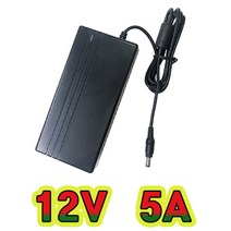 순흥전기 어댑터 12V 5A 접지형(INLET) SMPS 12V 5000MA 어댑터 아답터 직류전원장치, AC코드 포함