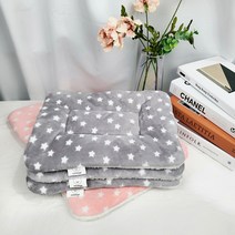 리치독스 강아지방석 고양이 애견 별방석시리즈 그레이1호 켄넬방석, 핑크베어