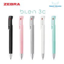 제브라 블렌 3색볼펜 BLEN (진동을 줄인), 0.7mm 화이트