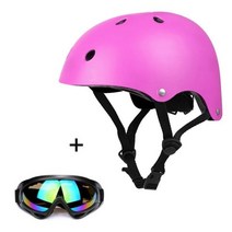 자전거 헬멧 초경량 스케이트용 스키 MTB 전기 스쿠터 스노우보드 사이클링 캡, CHINA, For Men, [12] Pink And Glasses