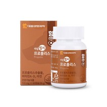 대웅생명과학 프로폴리스캡슐 60c 플라보노이드권장량 입안헐었을때 70대 10대 목이칼칼할때