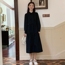스퀘어넥 원피스 페이즐리 가을 폴리 플라워 랩 청담동며느리룩 차르르 트렌치 가을결혼식하객룩