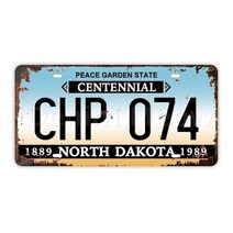 레트로 빈티지 미국 국가 자동 번호 태그 오레곤 알로하 상태 금속 번호판 남자 동굴 차고 장식 영화 소품 베니티 플레이트, 6x12 inch, [21] 14