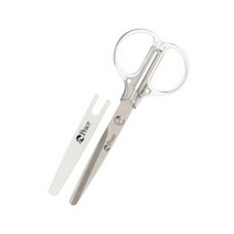 피스코리아 평화 캡투명가위 M-220, 혼합 색상, 3개입