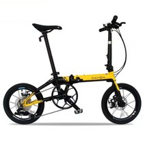 2023 다혼 K3plus 자전거 헤드 접이식 미니벨로 16인치 초경량 9단 신형 폴딩, 블랙블루