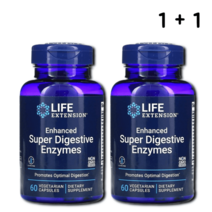 Life Extension 라이프익스텐션 슈퍼 다이제스티브 엔자임 10가지 효소혼합, 60정, 2개