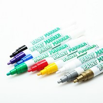 문화 친환경 자일렌프리 페인트마카 (1자루), 파랑