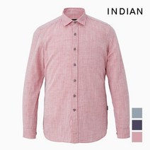 [INDIAN] 린넨혼방 솔리드 단색 셔츠MIVNLXS1261
