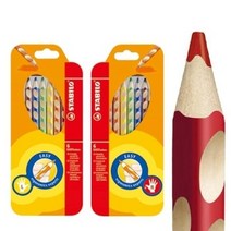 스타빌로 스타빌로 이지칼라 오른손전용 6본 색연필 세트, 상품선택