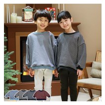 플레이몰 럭셔리체크 아동기모티셔츠 AW