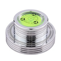 LP 턴테이블 엘피 플레이어 텐테이블 LP 비닐 레코드 플레이어 디스크 턴테이블 스태빌라이저 범용 50Hz, 02 silver upgrade