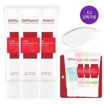 셀퓨전씨 1+1+1 레이저 썬스크린 50ml+50ml+50ml+추가구성 159968, 없음