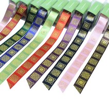 쇼핑오션라라뷰 전통 문양 리본 25mm 10yd 리본만들기 리본 전통문양리본 장식리본 리본재료+dhtustyvld, 상품택1*4. 잉크
