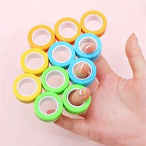 손가락 링 키덜트 집중력 퍼포먼스 핑거팁 마그네틱, 오렌지GS0500260D