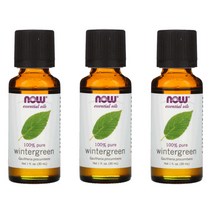 나우푸드 Now Foods 에센셜 퓨어 윈터그린오일 30ml X 3개