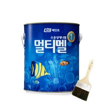 숲으로 멀티멜 수성페인트 3.78L 친환경 벽지 방문 가구 무광, 백색