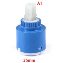 35/40mm 세라믹 디스크 카트리지 믹서 수도꼭지 PP 플라스틱 세라믹 카트리지 믹서 온도 조절 카트리지 수도꼭지 디스크 밸브, (173)A1개