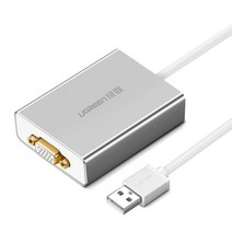 외장형 그래픽카드 모니터 확장 USB 그린 유나이티드 USB vga 어댑터 컴퓨터 확장 6단 15핀 연결 프로젝터 모니터 데스크톱 모두고화선 외장 그래픽용 애플 노트북, 없음