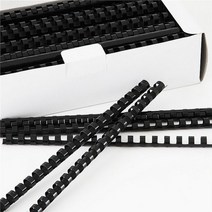 제본기 열제본기 스프링제본기 가정용제본기 100PCS 8mm PVC 바인딩 앞치마 21 반지 40 시트 A4 파일 빗 기, 02 8mm black