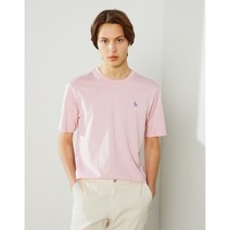 [헤지스 남성] [22SS] HZTS2B502P1 Supima cotton 핑크 수피마 코