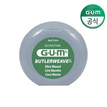 선스타 검 GUM 치과 위브 민트왁스 휴대용 치실(3.6m) 1815 12개, 단품없음