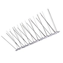 메쉬 휀스 펜스 철망 울타리 스테인레스 스틸 버드 r-epellent 스파이크 안티 네일 버드 d-eterrent 도구 해충 방제 p-igeons 올빼미 작은 새, 1개