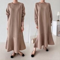 머메이드 맥시롱원피스 나그랑 니트원피스 베라 루즈핏 비스코스원피스