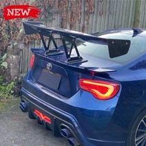 용품 GR86 BRZ VOLTEX-STYLE 카본 윙 립 바디 키트 튜닝 부품 VOL 스플리터 레이싱용 GT 스포일러 1600mm, [02] Glass Fiber