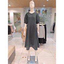 [꾸즈] (TO539O1) 비조장식 볼륨원피스