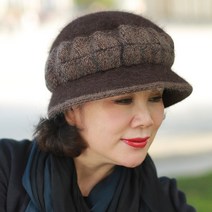 우리우리 가을겨울 엄마모자 할머니 효도모자 털모자 겨울모자 선물-30960