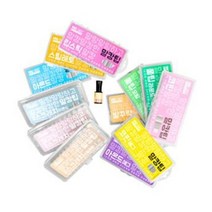 빅젤플러스 셀프네일/초보자용/말랑이젤팁/말랑팁/투명말캉팁 12종, 말캉 에칭스크래치 스틸레토