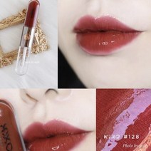 베이스젤오일 립글로스만들기 립글로즈만들기세트 립글로즈만들기세트청담언니 립글로즈만들기통 립글로즈 메이크업 더블 헤드 립 글로스 립스틱 미러 밀크 티 콩 투명 세트, 5.128