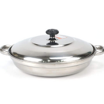 스텐 전골냄비 샤브샤브 부대찌개 스테인레스 냄비 업소용 가정용 김치찌개 음식점 식당, 스텐 신형전골냄비 소(뚜껑미포함)