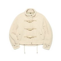 LEE 리 우먼 플리스 숏 더플 점퍼 아이보리 Woman Flex Short Duffle Jumper ivory LE2303JK62IV