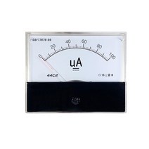 유속계 정사각형 100*80mm DC 50uA 아날로그 전류 패널 미터 44C2 디지털 계측기, 01 None_01 50uA