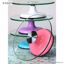 케이크 돌림판 회전판 케익 아이싱 받침대 돌린판, 보라색