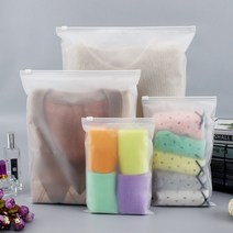 슬라이드 지퍼백 반투명 포장 봉투 통풍구 바람구멍 무광 PE 비닐, 45x60cm