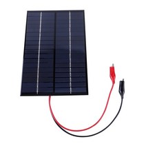 태양광 패널 발전기 캠핑카 태양열판 난방 태양 전지 야외 태양 전지 충전기 야외 휴대용, 8w 18v