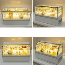 카페 미니 쇼케이스 냉장고 탁상용 진열 보관 소형, 1.2m 데스크탑 블랙 직각 높이 0.75m