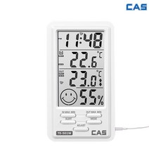 카스 디지털 실내습도계온도계 가정용 업소용 온습도계TE-501W