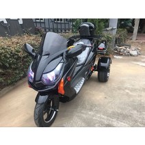 삼륜 전기 스쿠터 오토바이 세발 3륜 전기차 바이크 전기 삼륜 스포츠카 스쿠터 페달 레저 도로 경주 거리 달리기 텀블러 오토바이, 패키지 1 프레임 및 플라스틱 부품만, 72v 이상