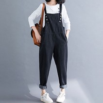 베리위시 리오나 멜빵 배기청바지