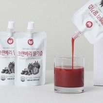 [김재식헬스푸드] 크랜베리 딸기즙 100ml 30팩 1박스, 단품, 단품
