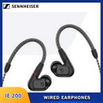 SENNHEISER IE200 인이어 하이파이 헤드셋 더블 톤 트루 리스폰스 분리형 케이블 애호가, 01 Black