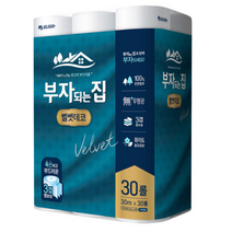 모나리자 부자되는집 벨벳데코 롤화장지 3겹, 30롤, 1개