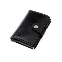 RFID 알루미늄 케이스 실드 도난방지 브러쉬 슬림 신용카드 알루미늄 카드지갑 남성 멀티 카드 지갑 선물