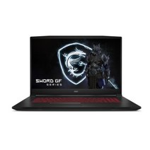 MSI Sword GF76 A11UC i7-11800H 8G 256G RTX3050 리퍼 게이밍 노트북, Free DOS, 8GB, 512GB, 코어i7, 블랙