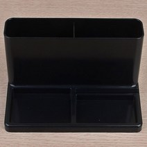 스탠드 펜 꽂이 모음 원형 슬림 사각 멀티 연필 볼펜 색연필 통 책상 위 필기구 정리 사무실 데스크 꾸미기, 기본, 멀티홀더 블랙