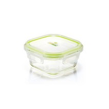 주방이모 오븐락글라스찬통 정사각1호320ml 내열유리 글라스락, 정3호800ml